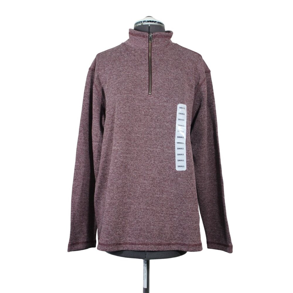 Gap men's half zip mock neck knit pullover sweater S‎